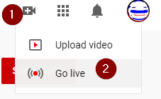 Go Live in YouTube
